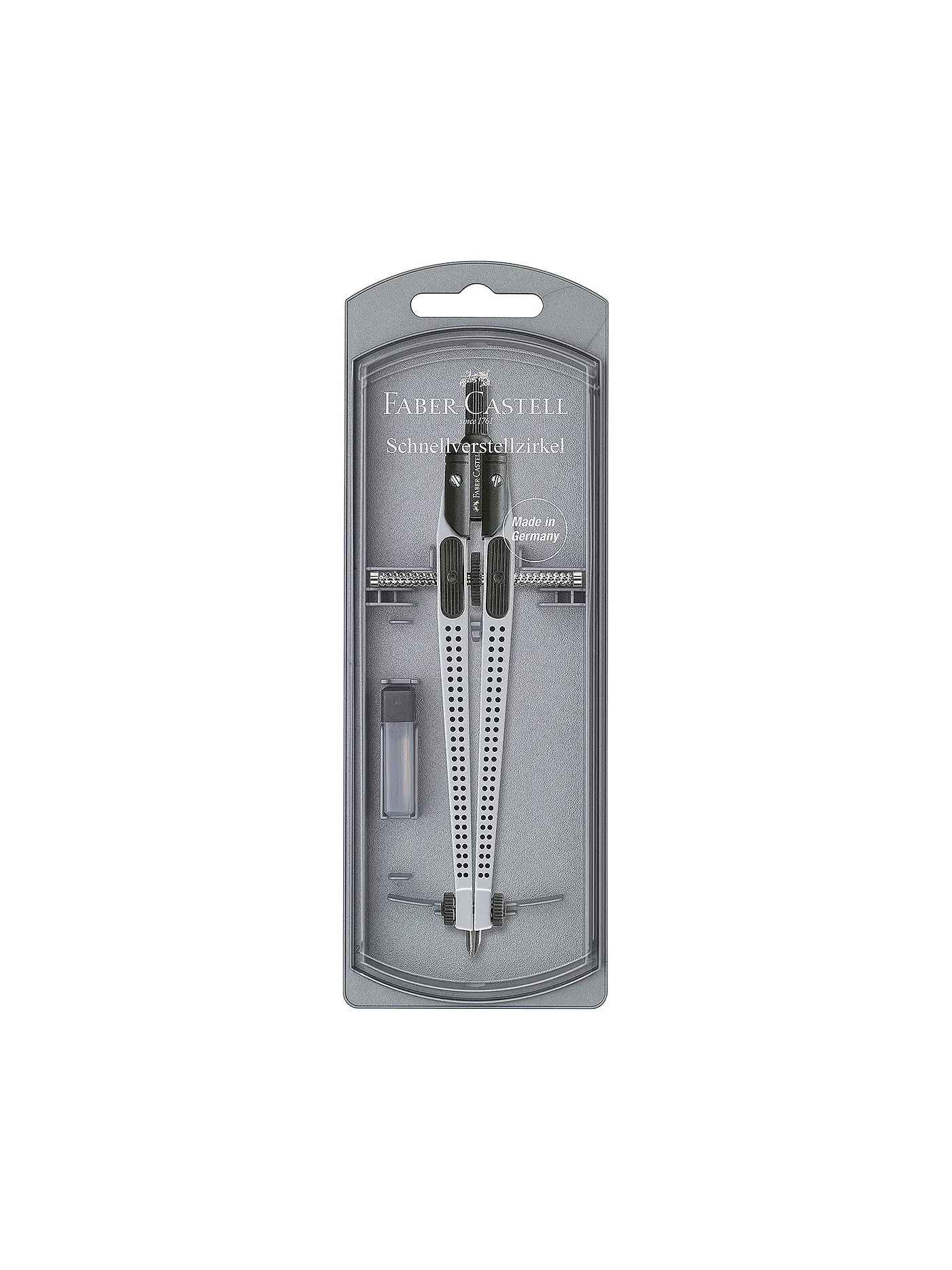 FABER-CASTELL | Grip Schnellverstellzirkel, silber | 